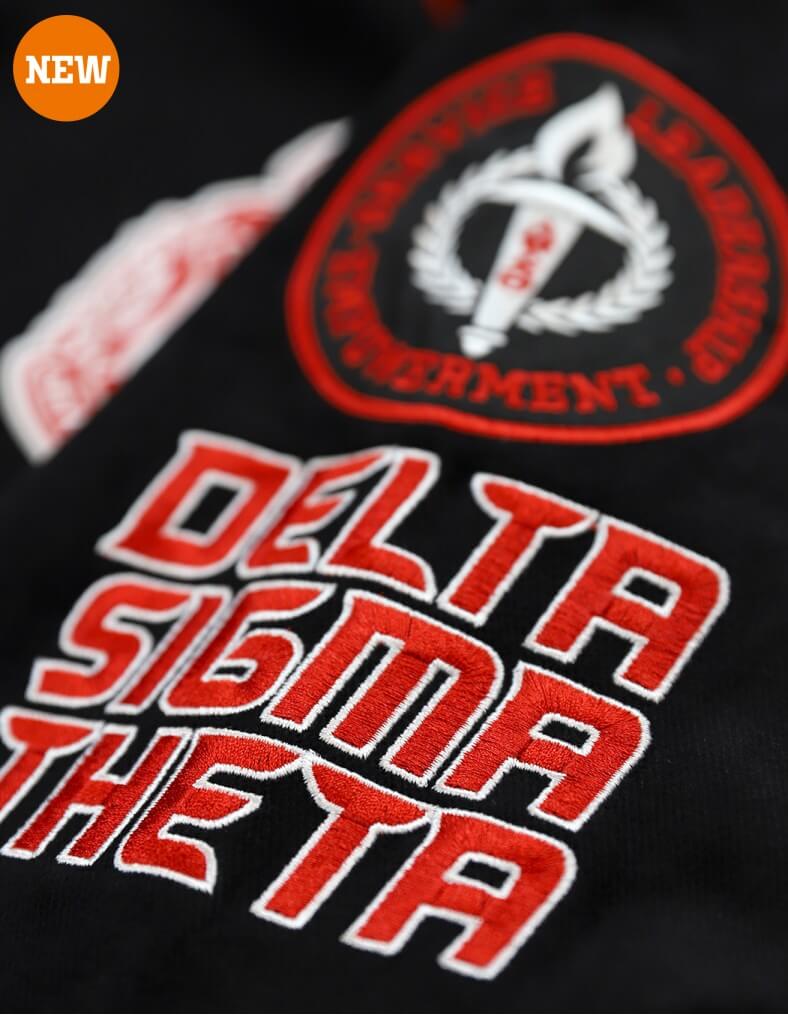 Sorority Racing Jacket BBG - Delta Sigma Theta®️