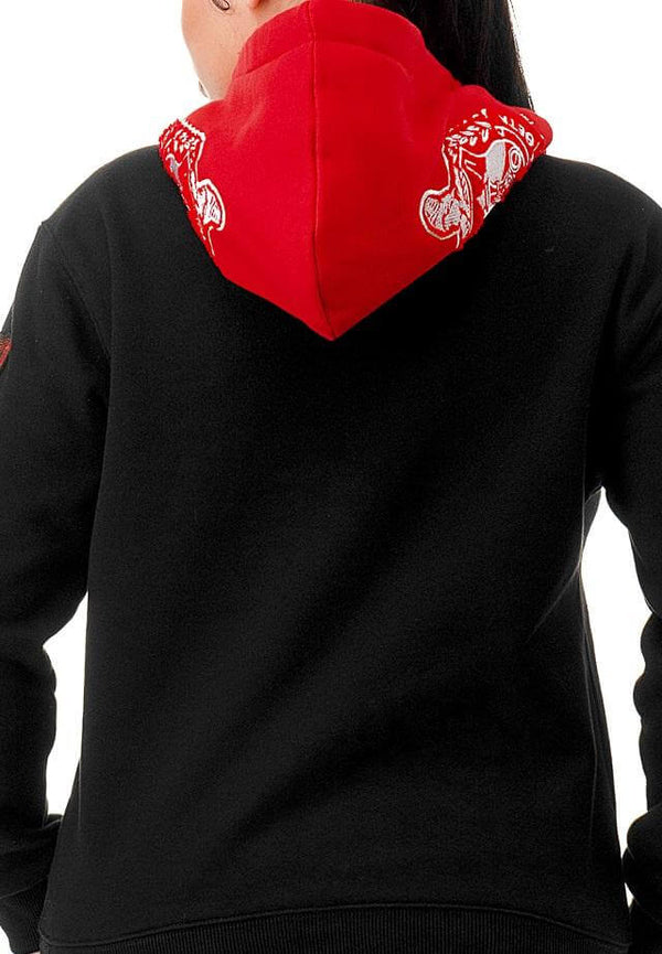 Delta Sigma Theta - Fleece Chenille Hoodie CAL LT