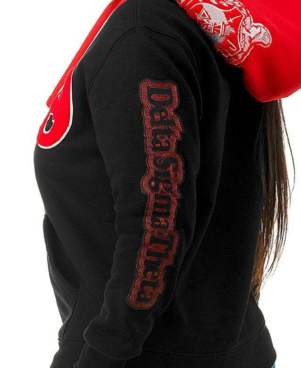 Delta Sigma Theta - Fleece Chenille Hoodie CAL LT