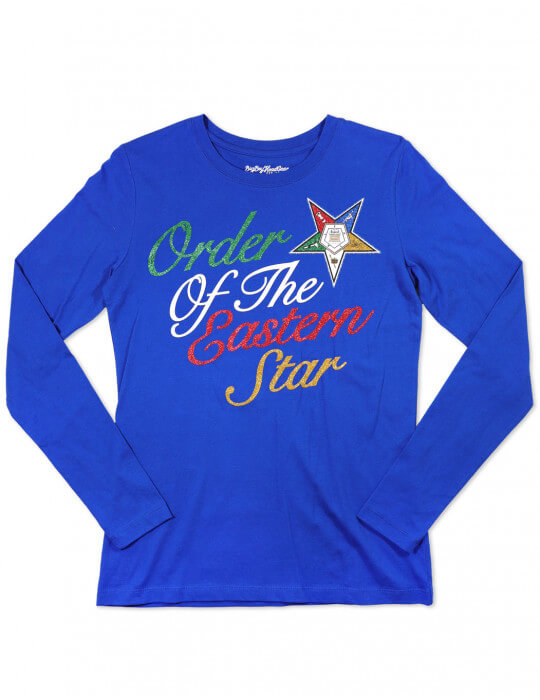 OES LONG SLEEVE GLITTER TEE