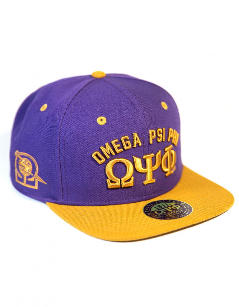 Omega Psi Phi-Snap Back Cap - M3Greek®