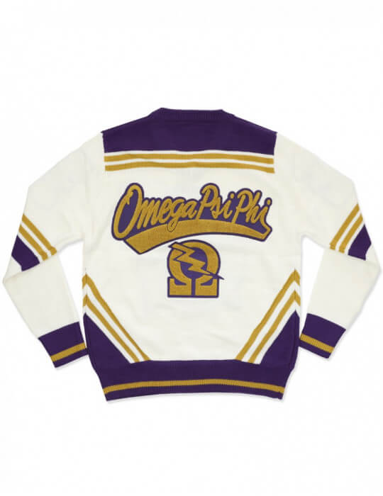 Omega Psi Phi Fraternity- V-Neck Pullover Sweater BBG