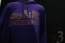 Omega Psi Phi: Tail Camo or Purple Hoodie-M3 Custom Twill