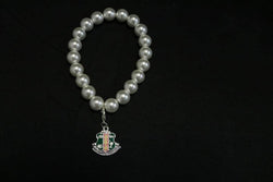Single Charm Pearl or Stone Bracelet - AKA