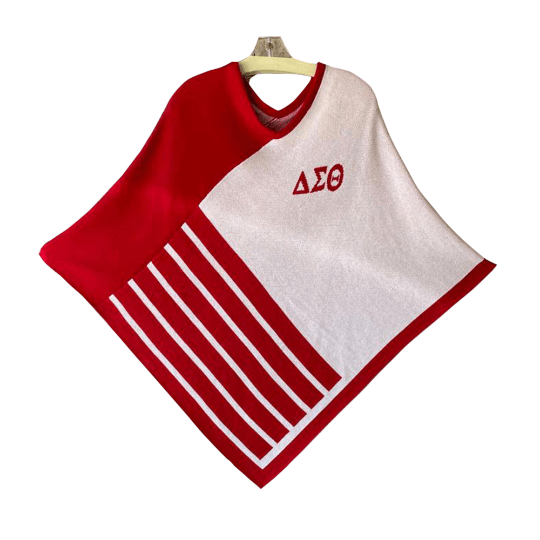 Delta Knit Poncho - Delta Sigma Theta