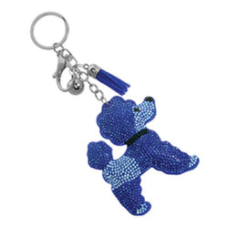 Bling Tassel Poodle Purse Charm