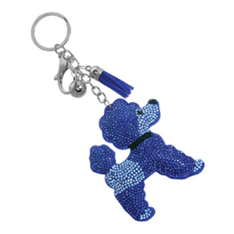 Bling Tassel Poodle Purse Charm