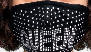 Queen Bling Face Mask -Greek_Paraphernalia - M3 Greek