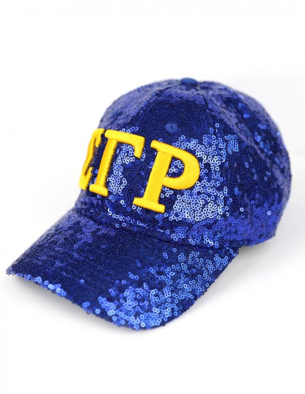 Sequin Cap - Sigma Gamma Rho®️ -Greek_Paraphernalia - M3 Greek