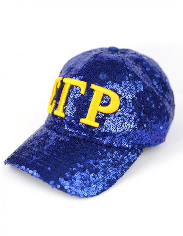 Sequin Cap - Sigma Gamma Rho®️ -Greek_Paraphernalia - M3 Greek