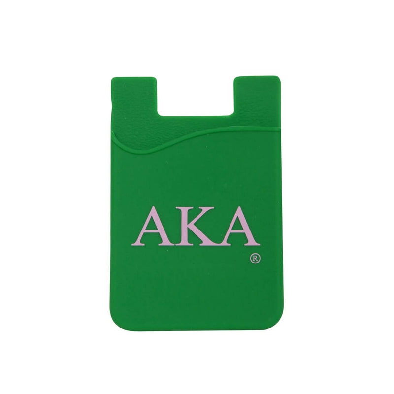 Silicone Card Holder - Alpha Kappa Alpha