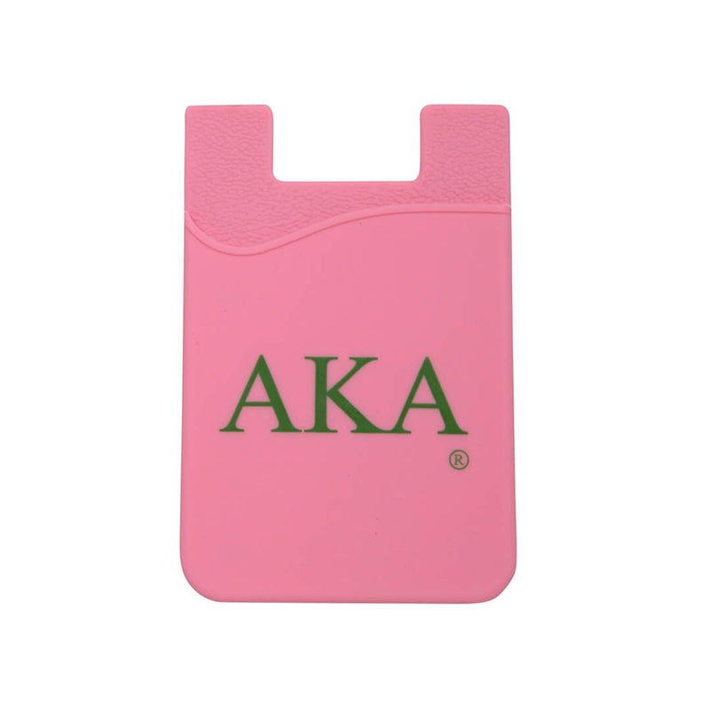 Silicone Card Holder - Alpha Kappa Alpha