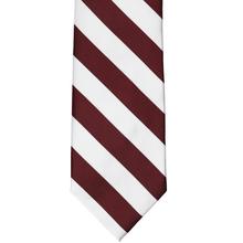 Kappa Alpha Psi-Strip Neck Tie: Maroon/White