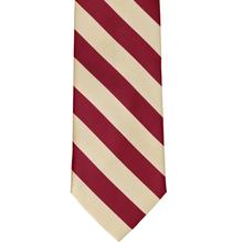 Kappa Alpha Psi-Strip Neck Tie: Crimson Red/Cream