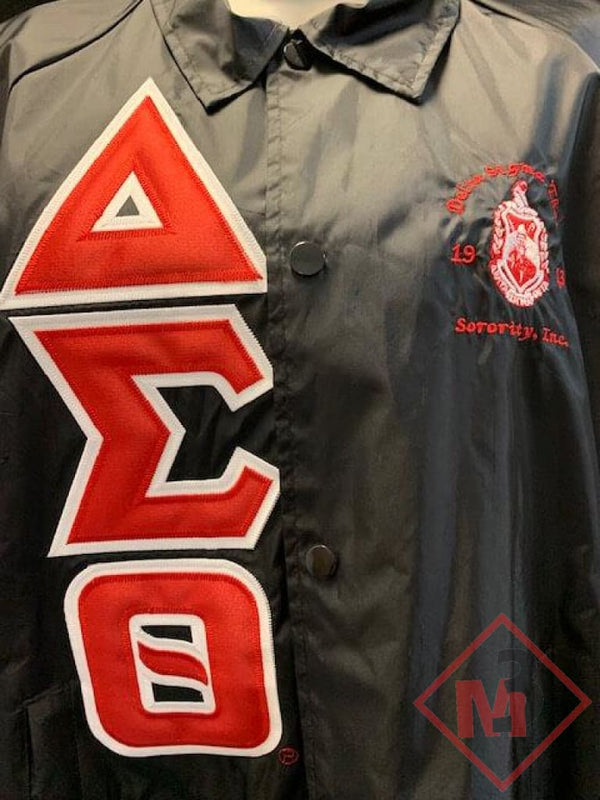 Custom Made Crossing Jacket - Delta Sigma Theta® Small / Black Jackets