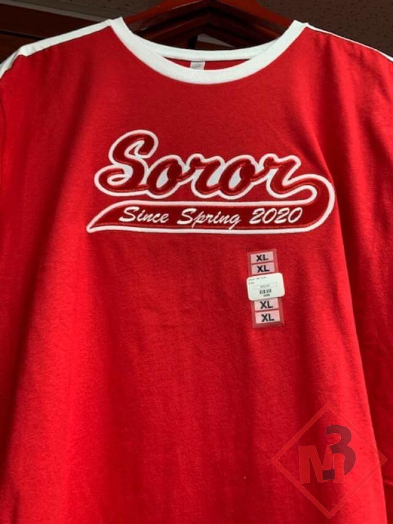 Custom Twill Soror Tee - Delta Sigma Theta®️ -Greek_Paraphernalia - M3 Greek