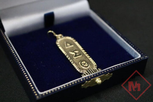 Delta Sigma Theta®-14K Gold Custom Made Cartouche Pendant Fine Jewelry