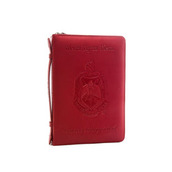 Delta Sigma Theta-"The Deluxe" Embossed Leather Ritual Cover