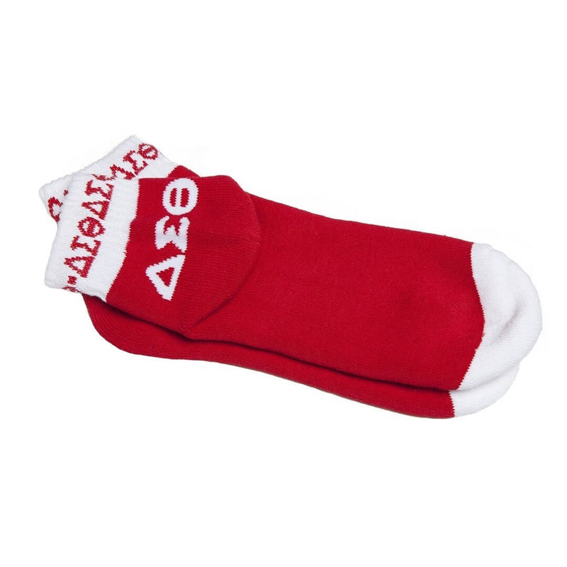 Bootie socks - Delta Sigma Theta®️ -Greek_Paraphernalia - M3 Greek
