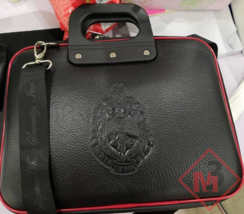 Embossed Leather Computer/ipad Case- Delta Sigma Theta® 12 / Black Accessories