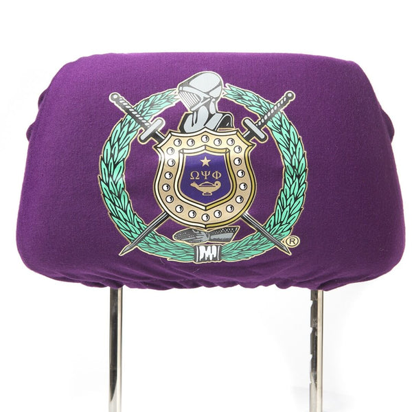 Car Head Rest Covers - Omega Psi Phi