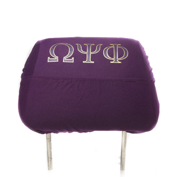 Car Head Rest Covers - Omega Psi Phi