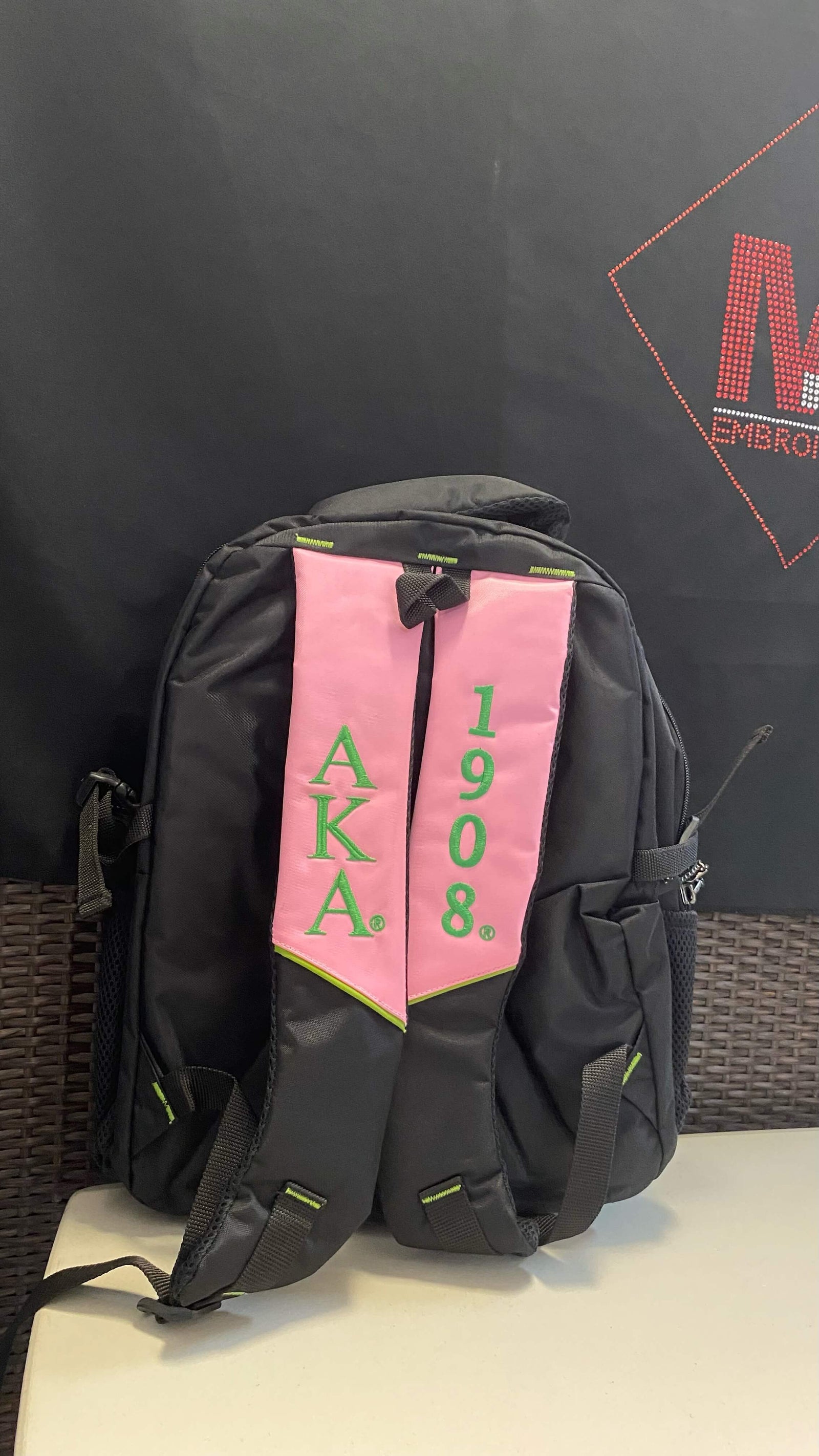Alpha Kappa Alpha Backpack Padded