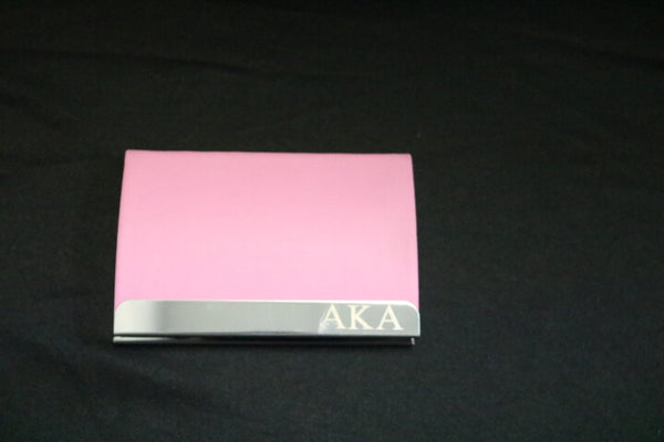 Business Card Holder - Alpha Kappa Alpha®️ - M3Greek®