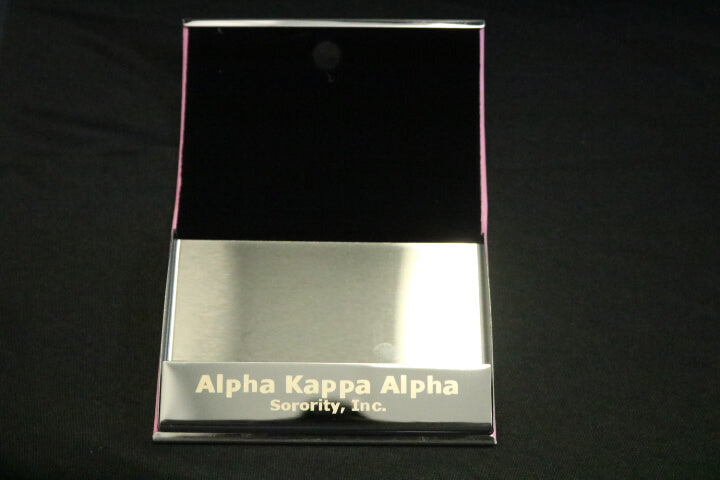 Business Card Holder - Alpha Kappa Alpha®️ - M3Greek®