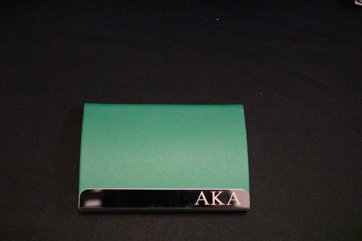 Business Card Holder - Alpha Kappa Alpha®️ - M3Greek®