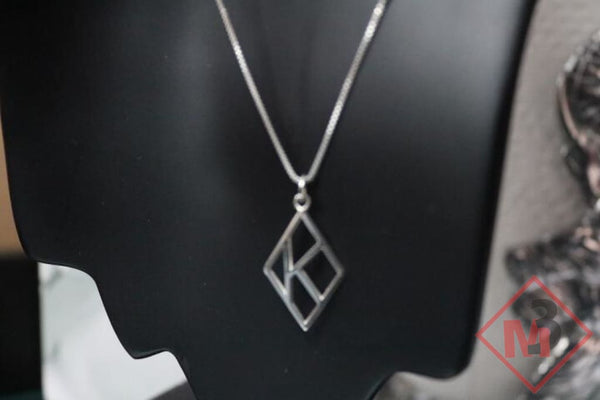 Kappa Alpha Psi ® Diamond K Pendant Chain Included Fine Jewelry