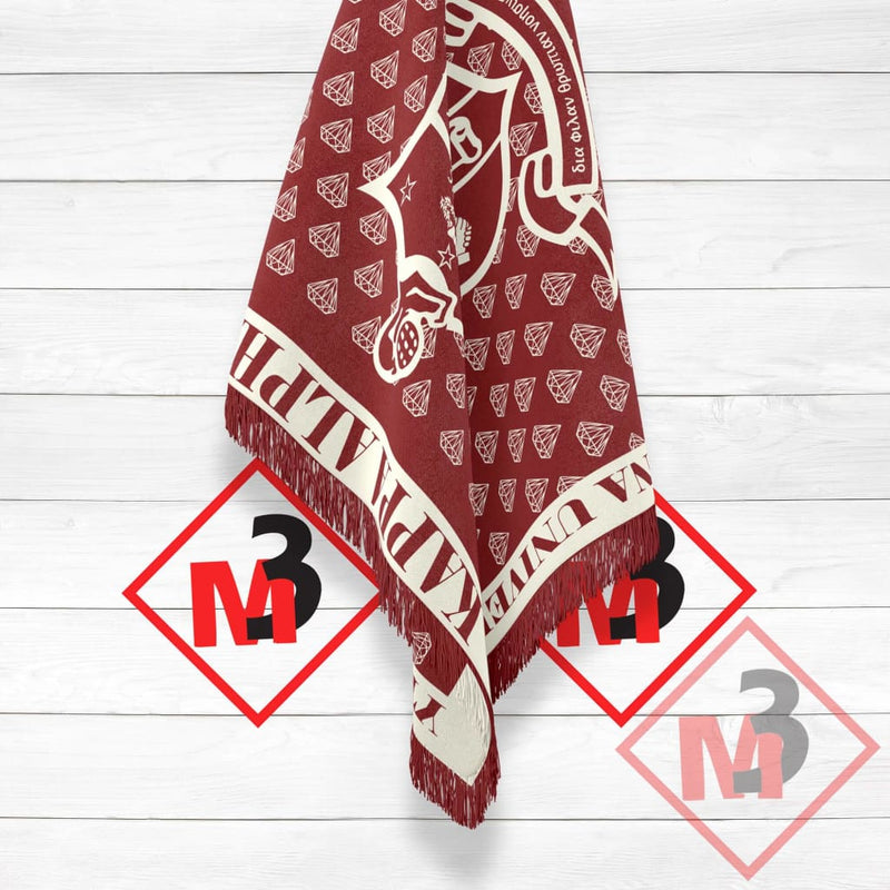 Kappa Alpha Psi Throw Blanket / Afghan -Greek_Paraphernalia - M3 Greek