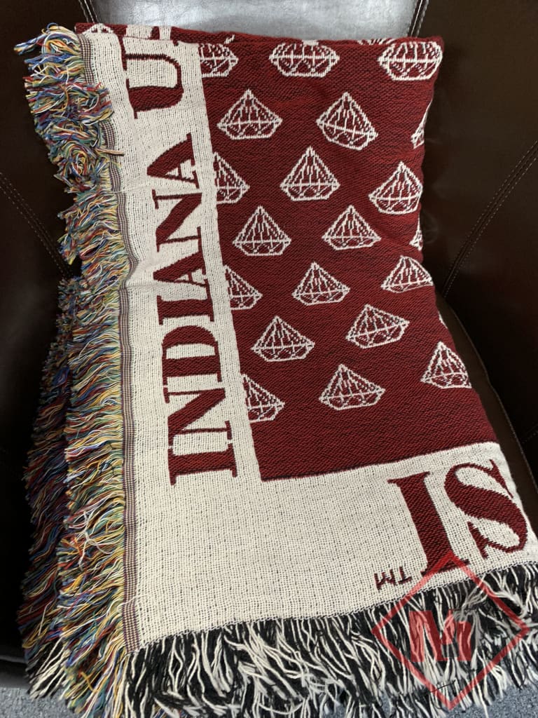 Kappa Alpha Psi Throw Blanket / Afghan -Greek_Paraphernalia - M3 Greek