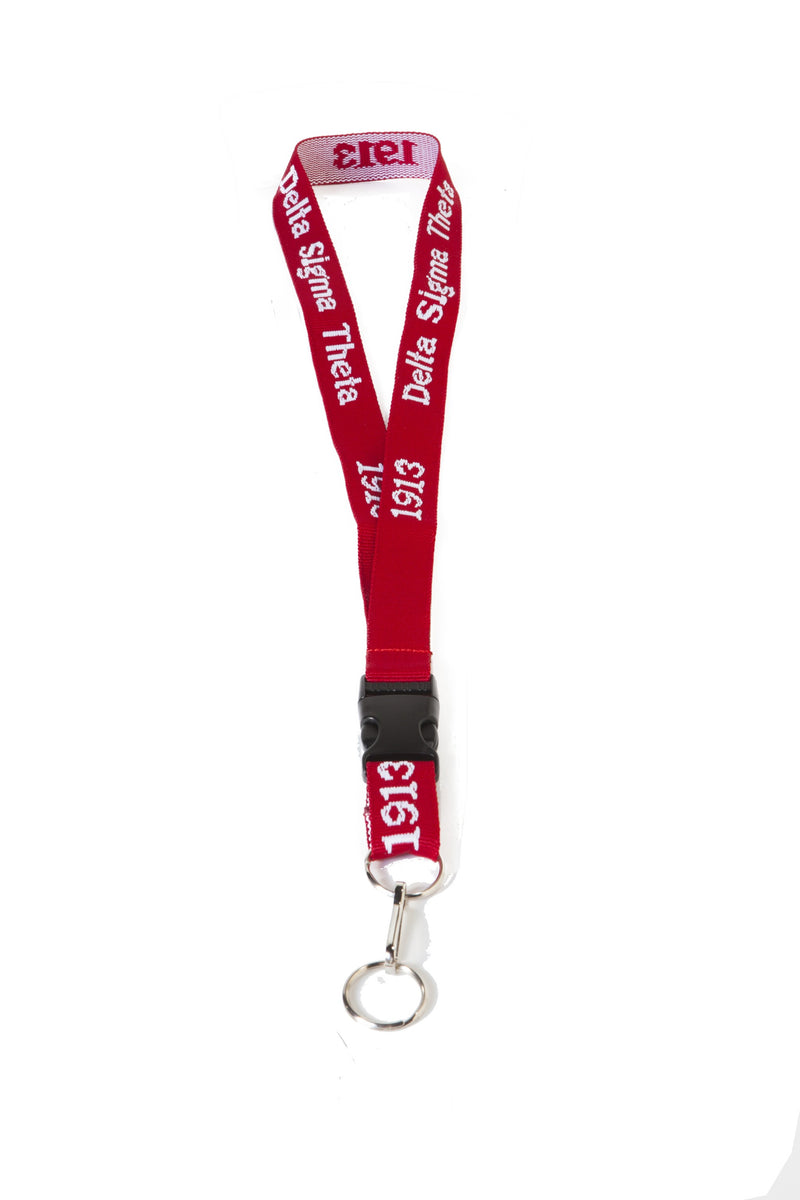 Greek PVC Lanyard - Delta Sigma Theta®️ -Greek_Paraphernalia - M3 Greek