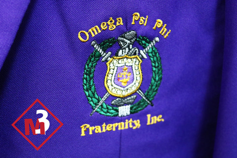 Purple - Omega Psi Phi Fraternity Blazer -Greek_Paraphernalia - M3 Greek