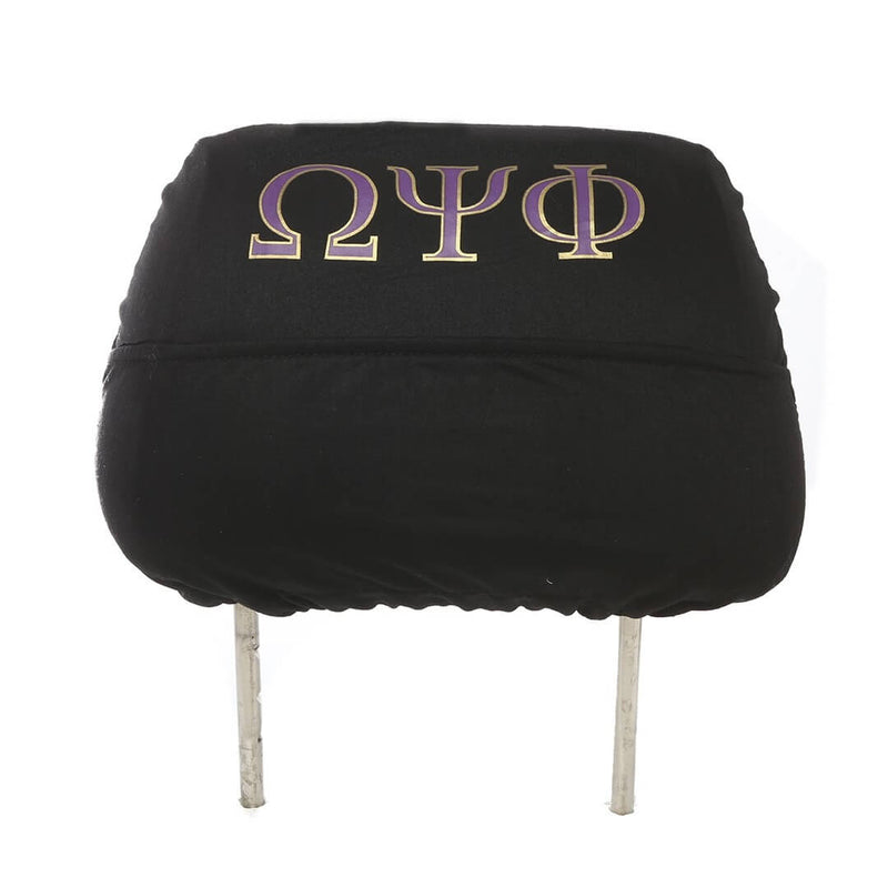 Car Head Rest Covers - Omega Psi Phi