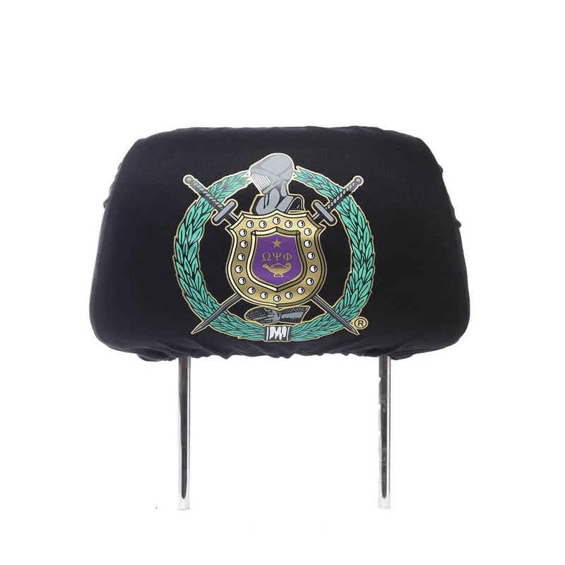 Car Head Rest Covers - Omega Psi Phi