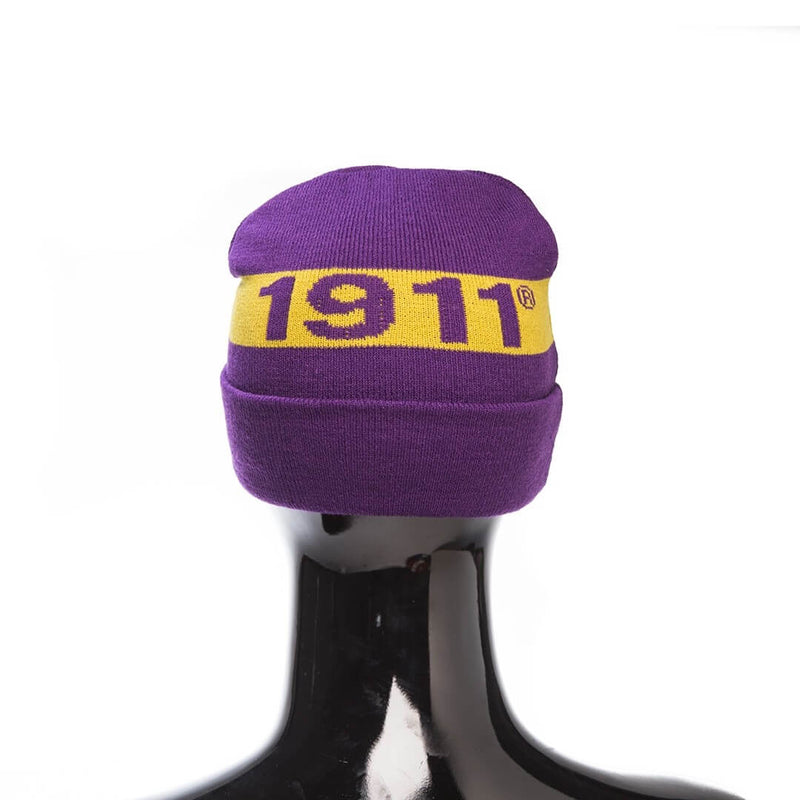 Coat of Arms Beanie - Omega Psi Phi -Greek_Paraphernalia - M3 Greek