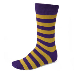 Omega Psi Phi-Purple and Gold Socks