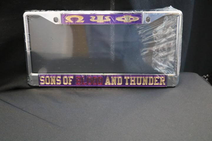 Omega Psi Phi-License Plate Frames