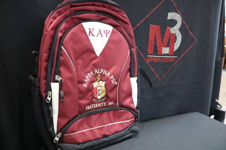 Kappa Alpha Psi®️-Backpack Padded Crimson